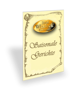 Speisekarte-Saison